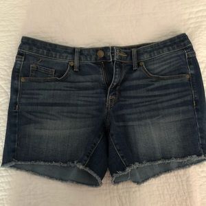 Denim shorts size 8